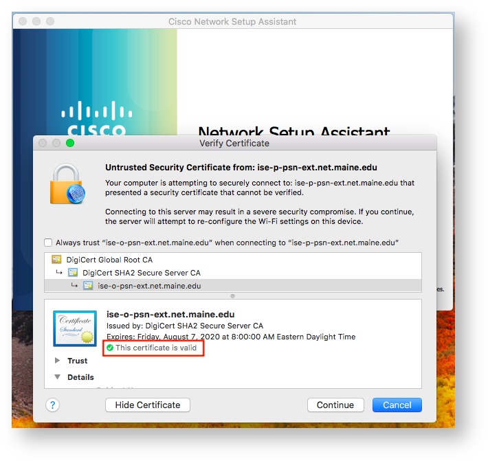 you-have-not-chosen-to-trust-digicert-sha2-secure-server-ca-mac